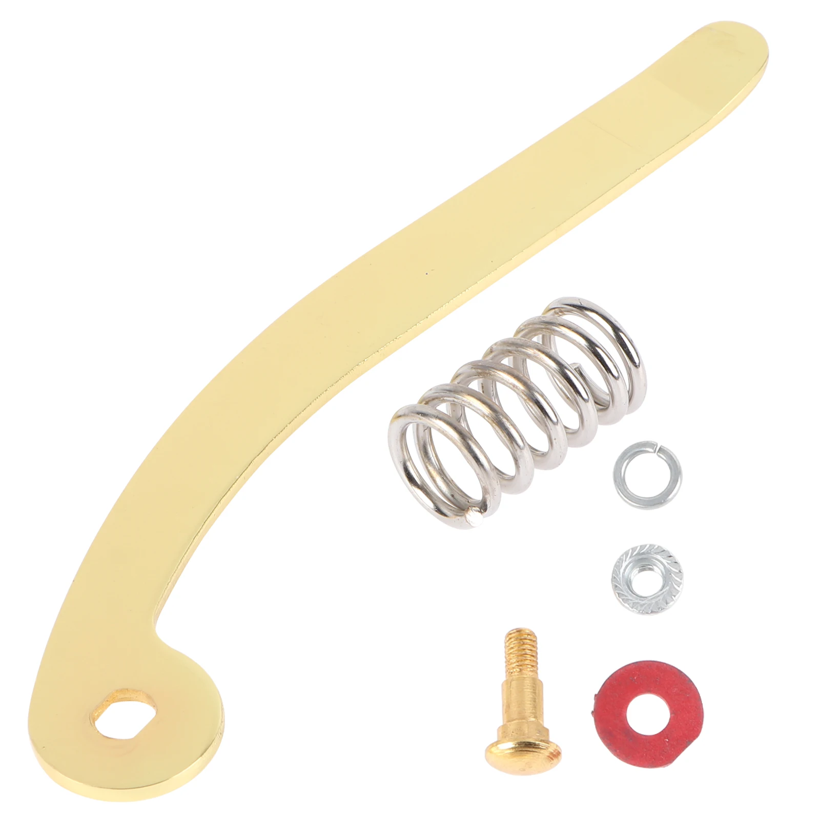 

Vibrato Bridge Tailpiece Electric Guitar Parts Gold Wraparound Accessories Tremolo Hand Crank Spring Compatible Jazz