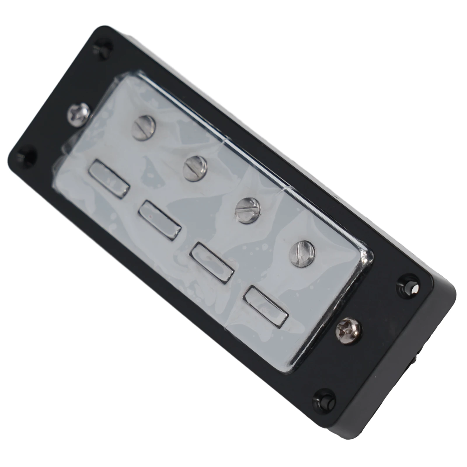 for mini Pickups BASS Pickup With Connecting Wires Humbucking Pickups Strong Magnification Black Frame Four-string Electric Bass