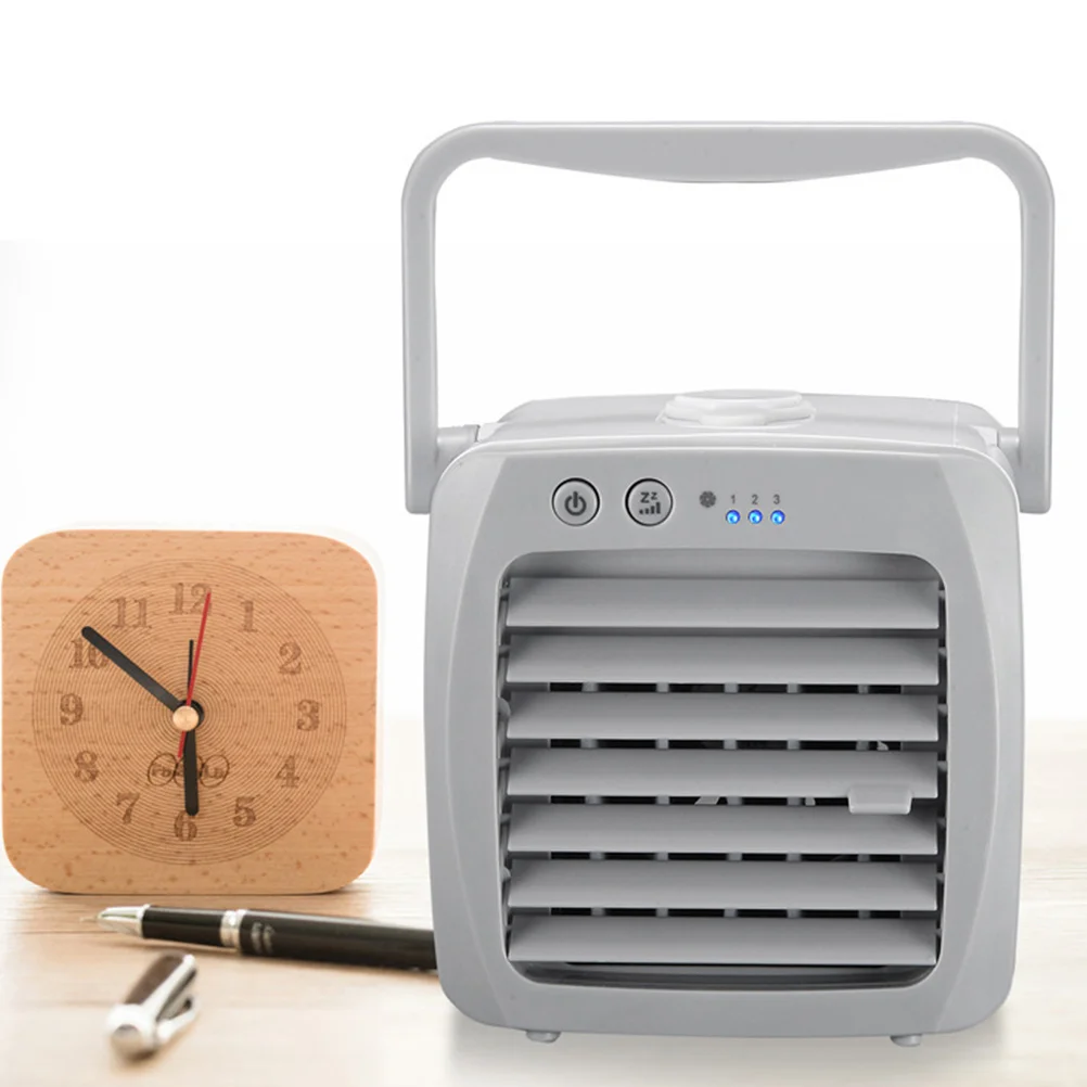 Mini Air Cooler Personal Desktop Conditioner Portable Humidifier USB Fan Conditioning Plastic