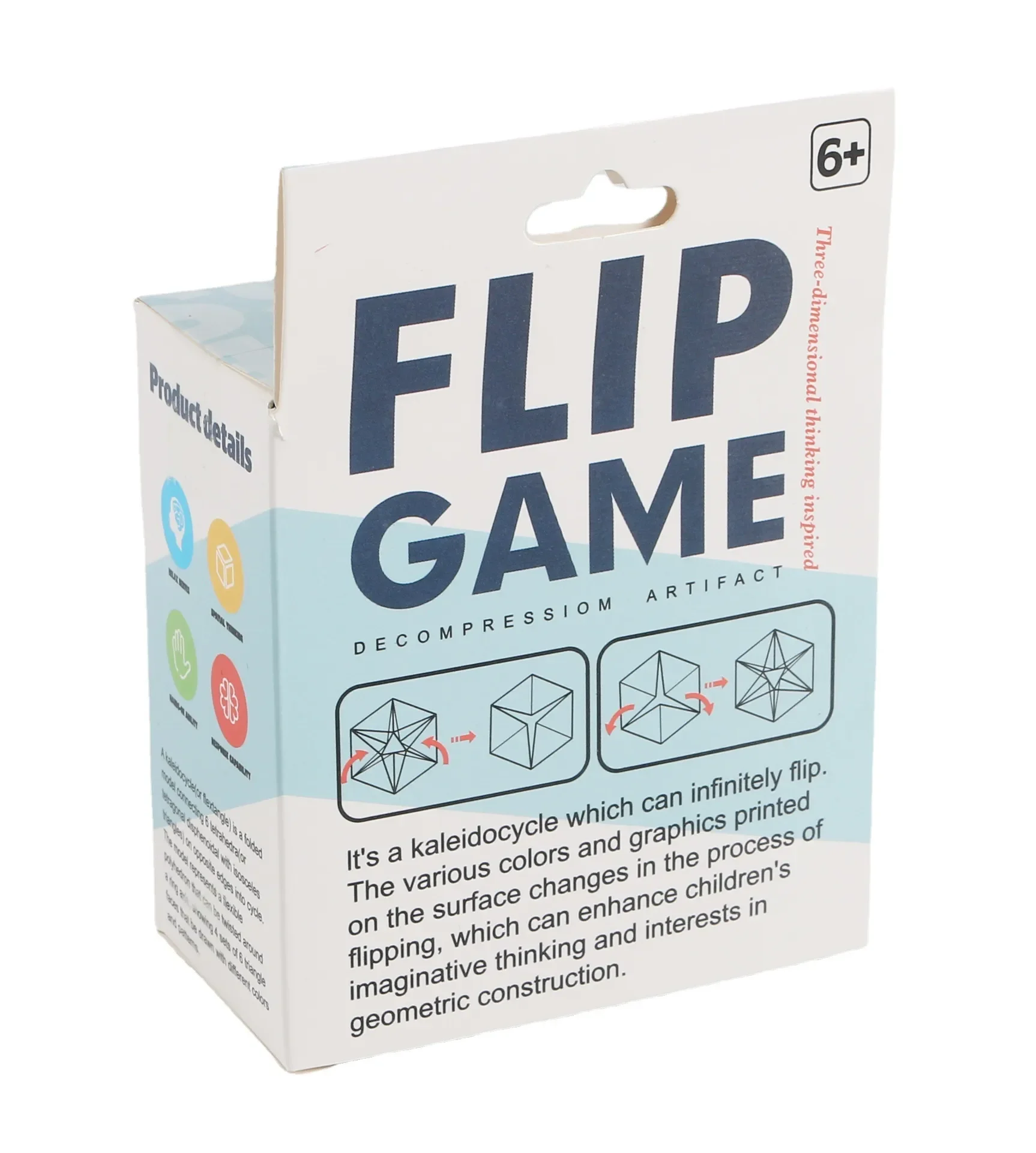 Neues Produkt geometrisch veränderbare magische Würfel Anti Stress 3D Hand Flip Puzzle Stress abbau Spielzeug Autismus Sammlung Spielzeug