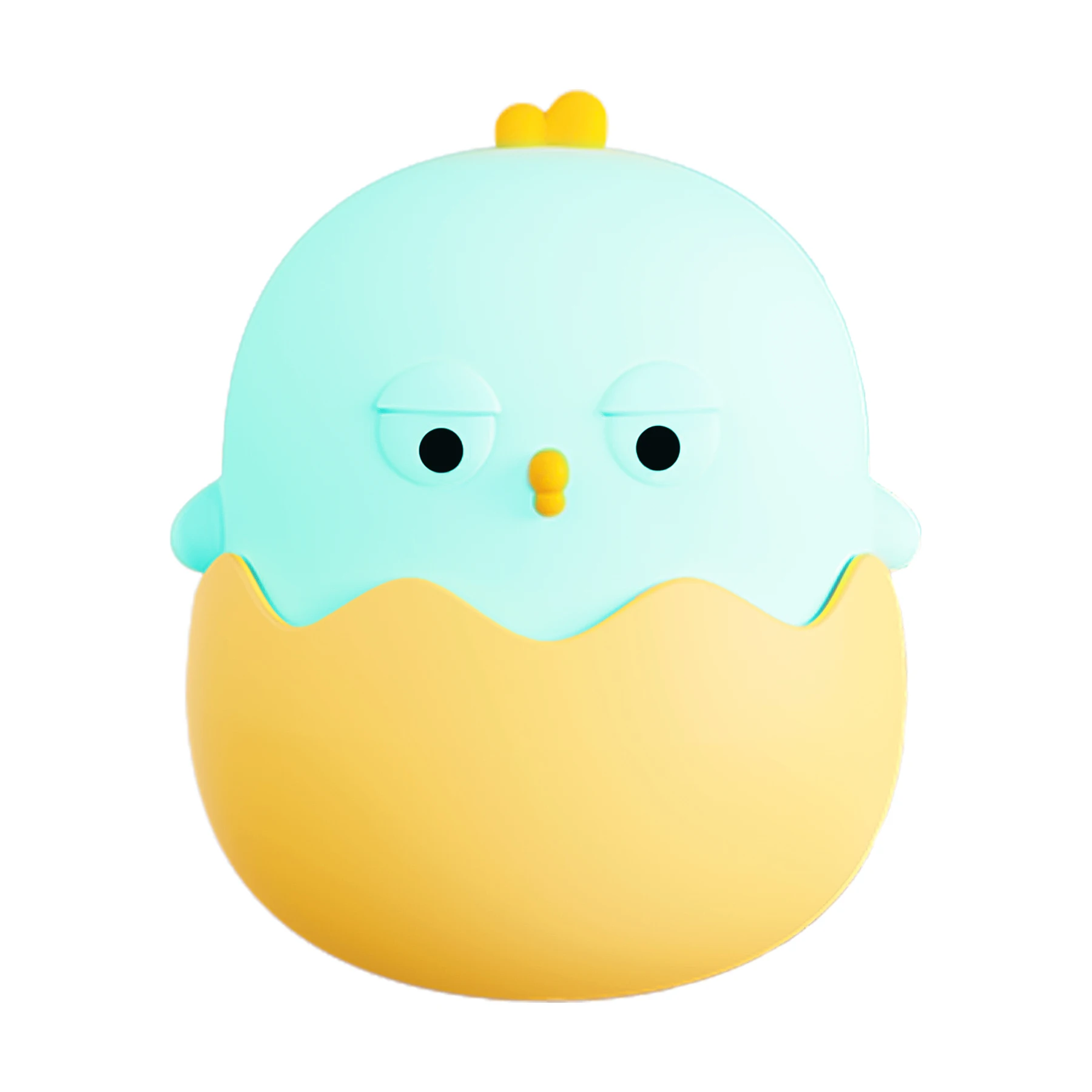 Night Lights Eggshell Chicken Silicone LED Light Children's Bedroom Decorate 7 Color Touch Adjustable Nightlight Indoor Lighting