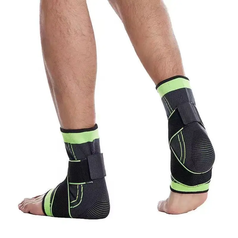 1PC Druck Verband Knöchel Schutz Sport Fußkettchen Unterstützung Fuß Strap Nylon Gestrickte Elastische Knöchel Brace Gym Basketball Laufen – Detail 8