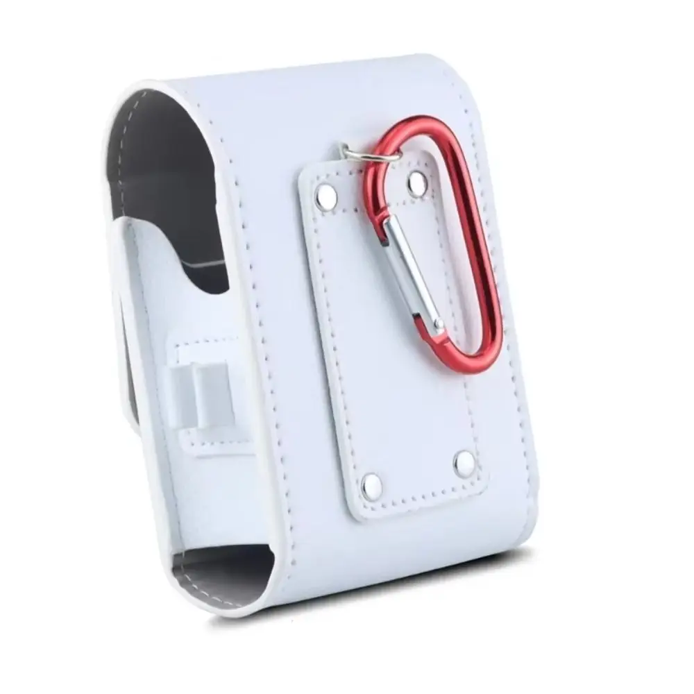 

PU Leather Golf Rangefinder Case Storage Bag With Buckle Golf Range Finder Bag White Magnet Closure Rangefinder Carrying Case