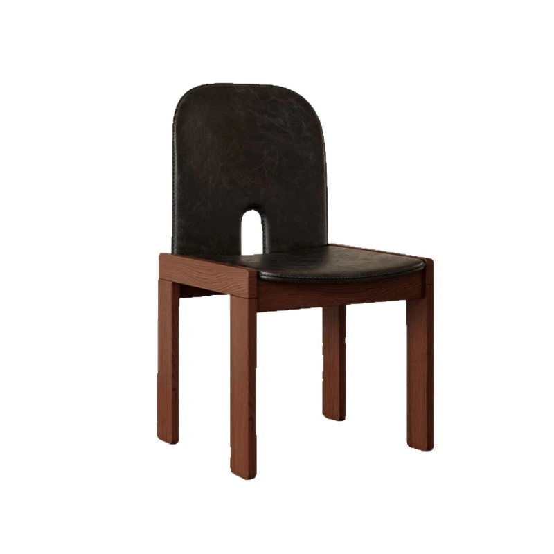 

Medieval retro French dining chair wooden chair back chair