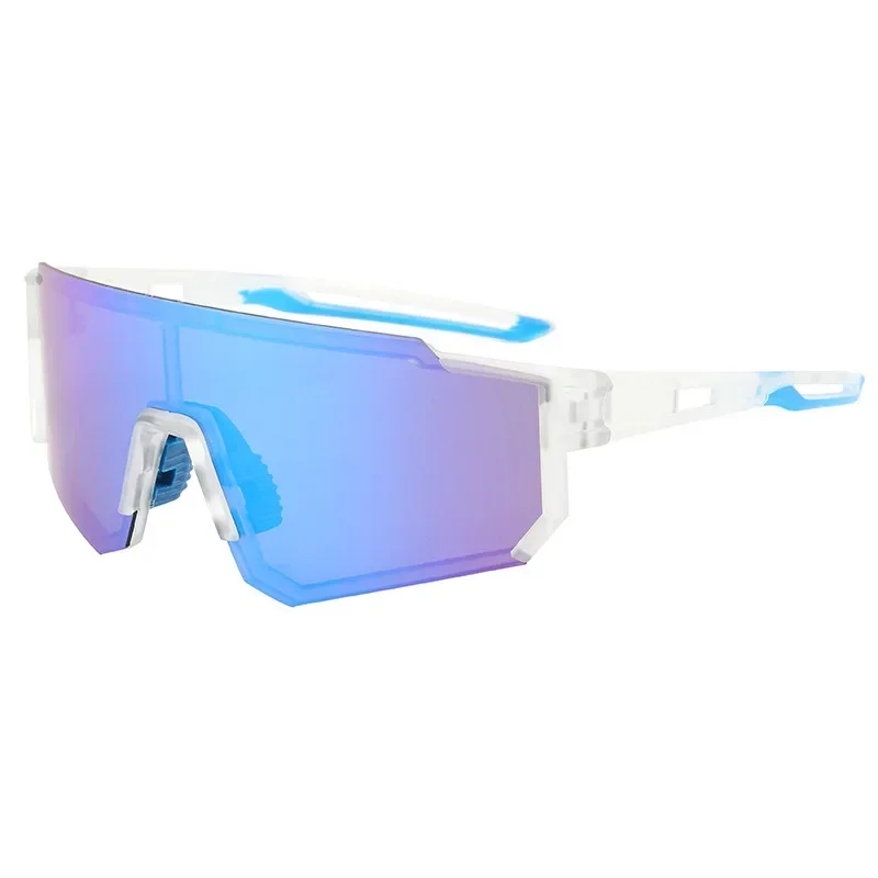 New Sunglasses Outdoor Sports Cycling Sunglasses UV-Proof Windproof Eye Protection Color-Changing Polarized Sunglasses