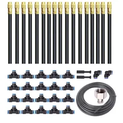 DIY 5-20M Free Bending Universal Spray Kit for Backyard Garden Irrigation Sprinkler Dust Removal Misting Cooling Humidification