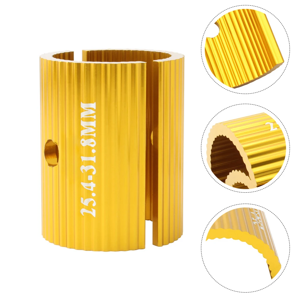 

2 Pcs Bike Bicycle Handlebar Gasket Straight Aluminum Alloy Shim Adapter Accessories