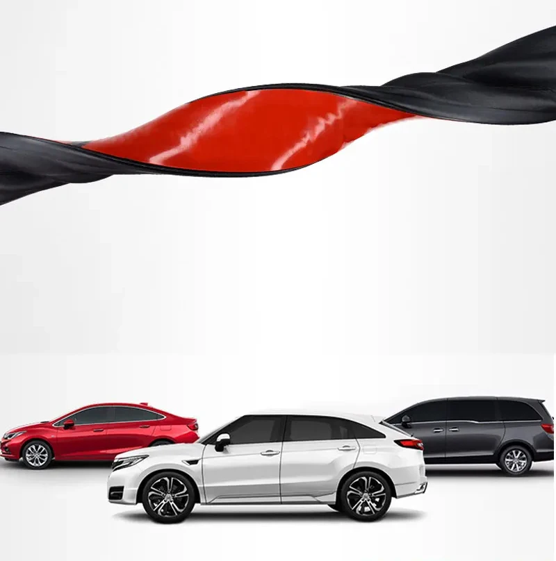 Auto Tür Gummi Dichtung Streifen Auto Tür Dichtstoff Auto Vordertür Rand Dichtungs Streifen Für B Säule Schutz – Detail 5