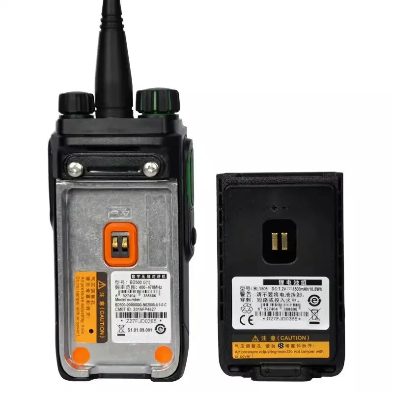 Baterai walkie talkie BL1506, baterai Li-ion 7.2V 1500mAh untuk hytera BD500/BD510/BD610 radio