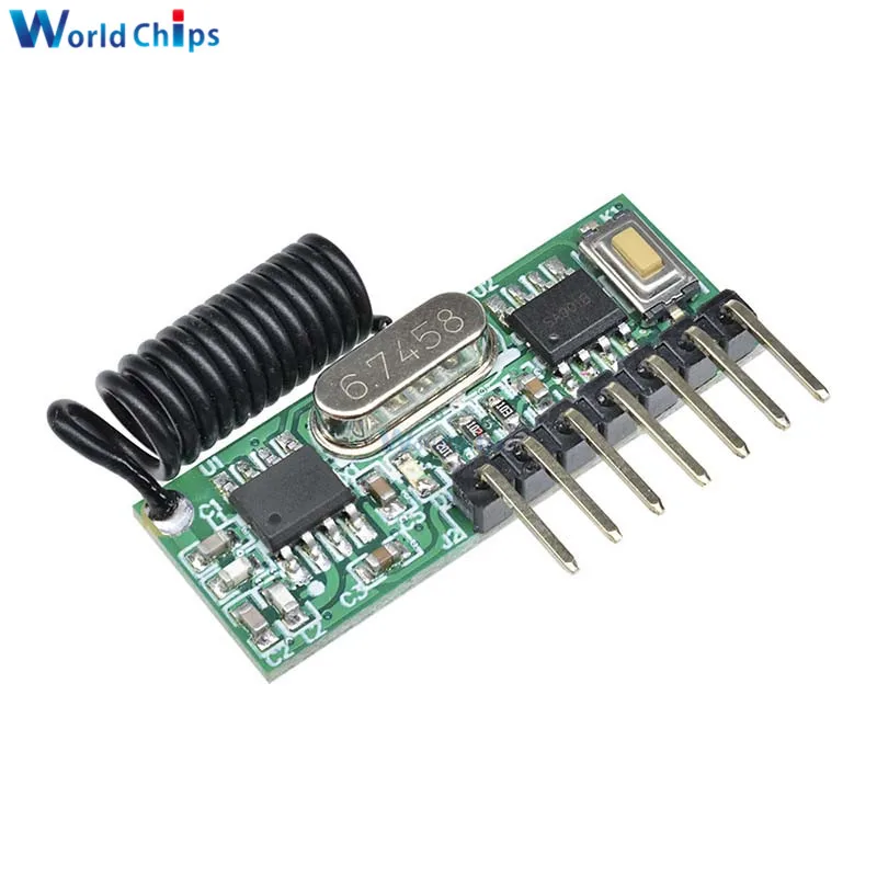 TX118SA-4 433mhz Wireless Coding Transmitter Decoding Receiver Module 4 CH Output for 433Mhz Remote Controller DIY