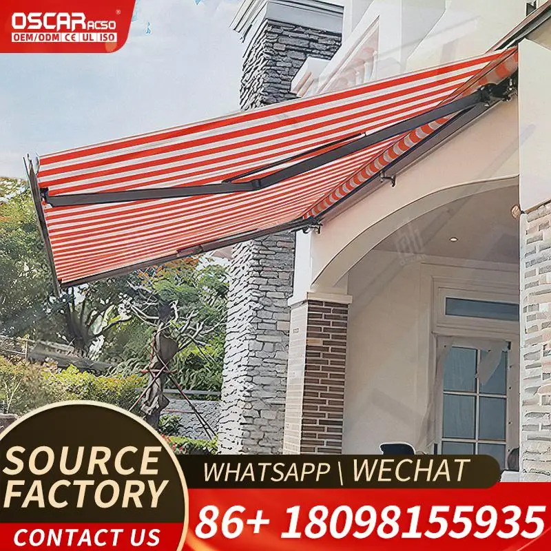 Outdoor Waterproof Electric  and Louvered Pergola for Garden Patio Balcony Innovative Functional Shading Structures Retractable