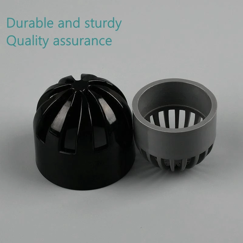 1~3Pcs 20~110mm PVC Breathable Aquarium Fish Tank Cap Pipe Vent Cap  Mesh Water Hose Filter Pipe Connector Fittings