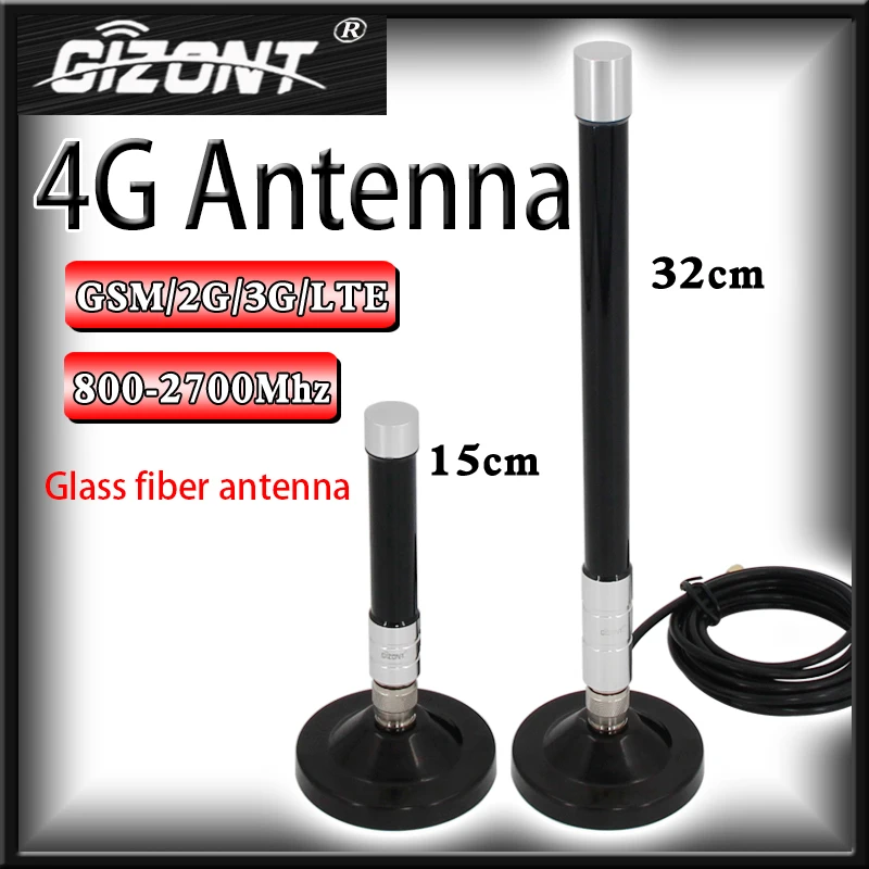 4G LTE outdoor waterproof omnidirectional high-gain fiberglass Router Mobile signal amplification enhancer sucker antenna 3G GSM