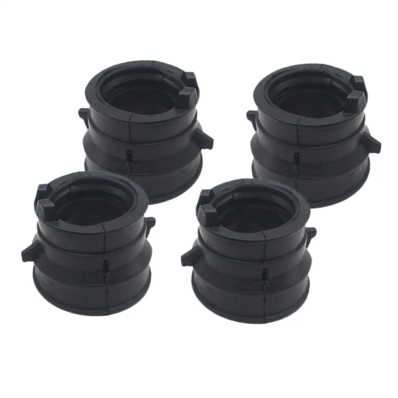 4 Packs Carb Intake Manifold Boot for Honda R250 MC22 1990-1994 MC17 MC22 Durable for Long Time Use