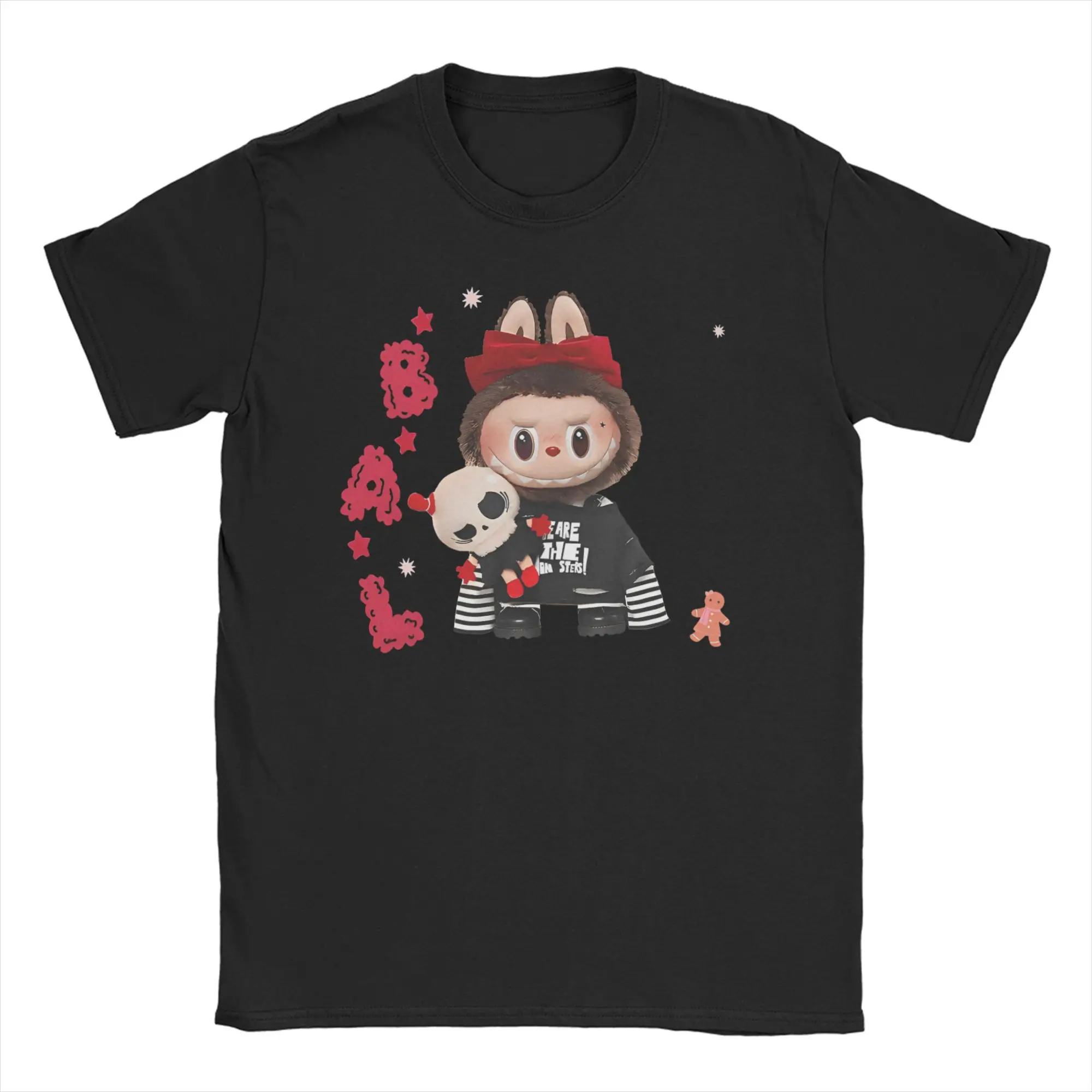 

Men Women's T-Shirts Funny LABUBU Lover Novelty 100% Cotton Tee Shirt Short Sleeve T Shirts Round Collar Tops Summer