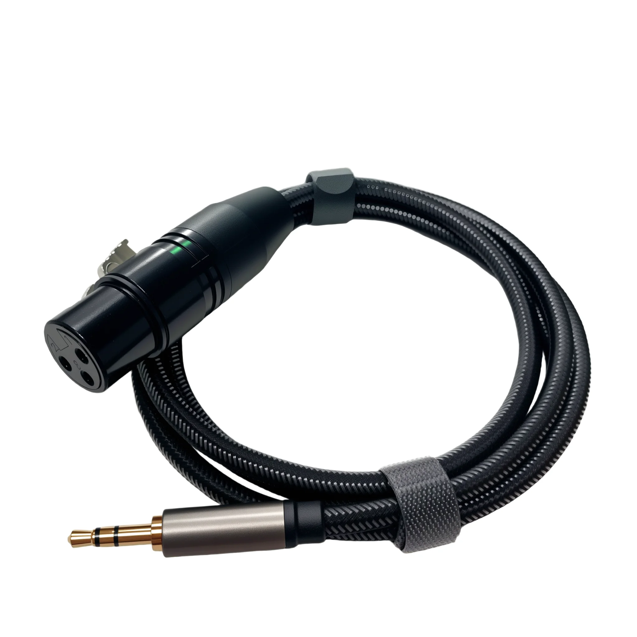 3,5-mm-Klinkenstecker auf XLR-Audiokabel, TRS-Stereo-Stecker auf Buchse, Dual-XLR-Splitter für Mischpulte, Lautsprecher und Verstärker – Detail 1