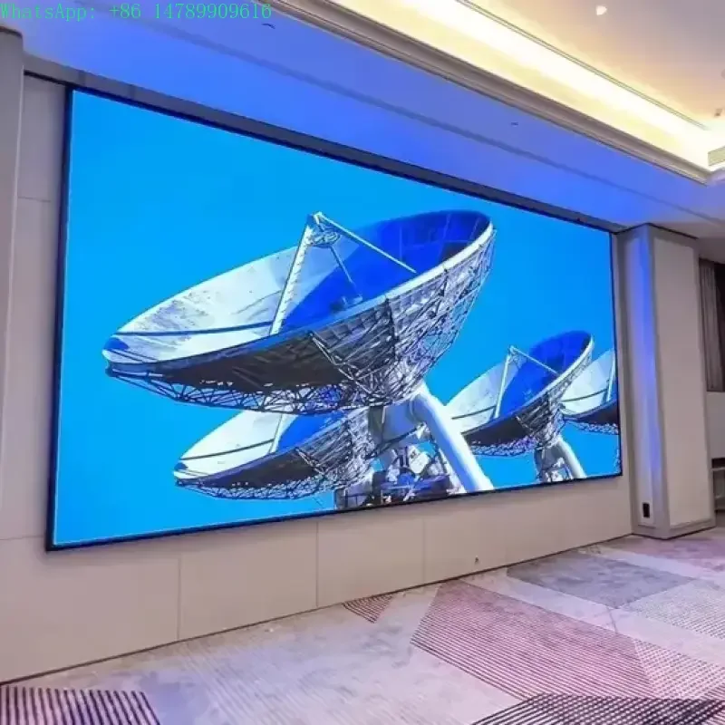 Custom WaterproofCustomized Waterproof Flexible LED ScreenChina HD 4K P1.56 Ultra-Thin Indoor LED Display Screen Fixed COB Video