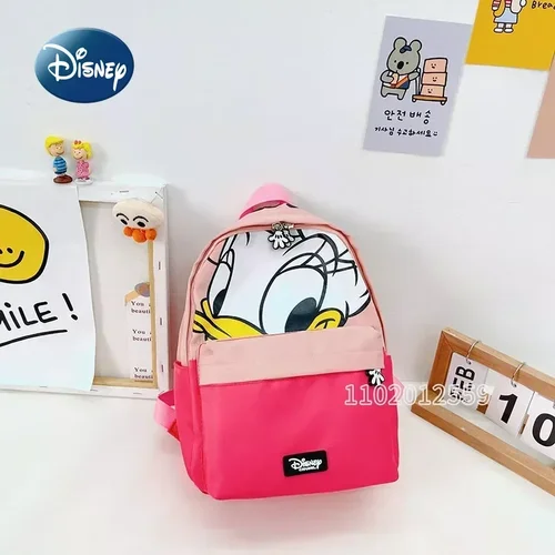 Imagen 2 del producto Disney-mochila escolar con dibujos animados de Mickey para niños, bolso escolar de alta calidad, marca de lujo, a la moda, novedad