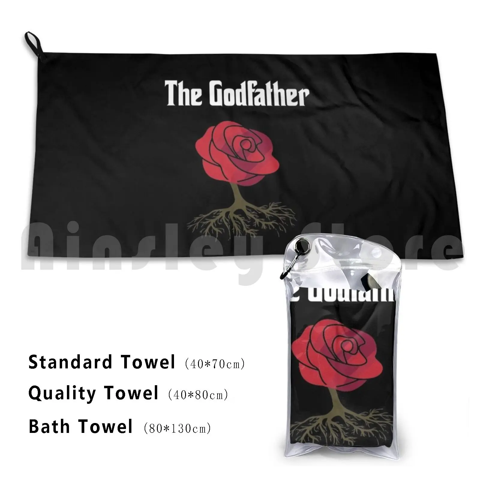 The Godfather Flower Custom Towel Bath Towel The Godfather Flower The Godfather Godfather Al Pacino Al