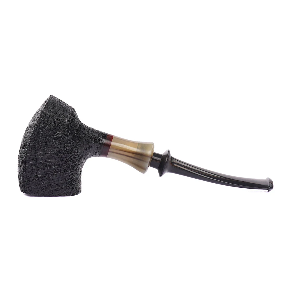 Sde42eb63b7be4bf2ba6306ec65d44fd59 Handgefertigte Freiform-Hornpfeife mit Sandstrahl-Finish