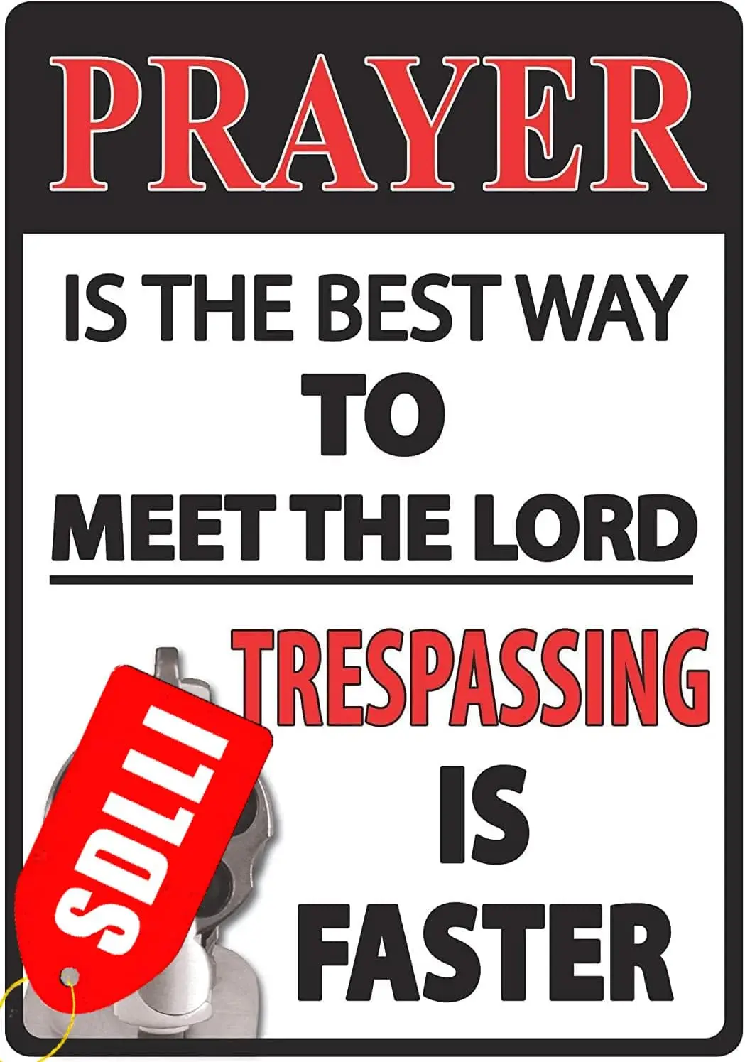 Decor Funny Metal Tin Sign Bar Man Cave Wall Decor,Decor Vintage Garage No Trespassing Metal sign The Best Way To Meet The  sign