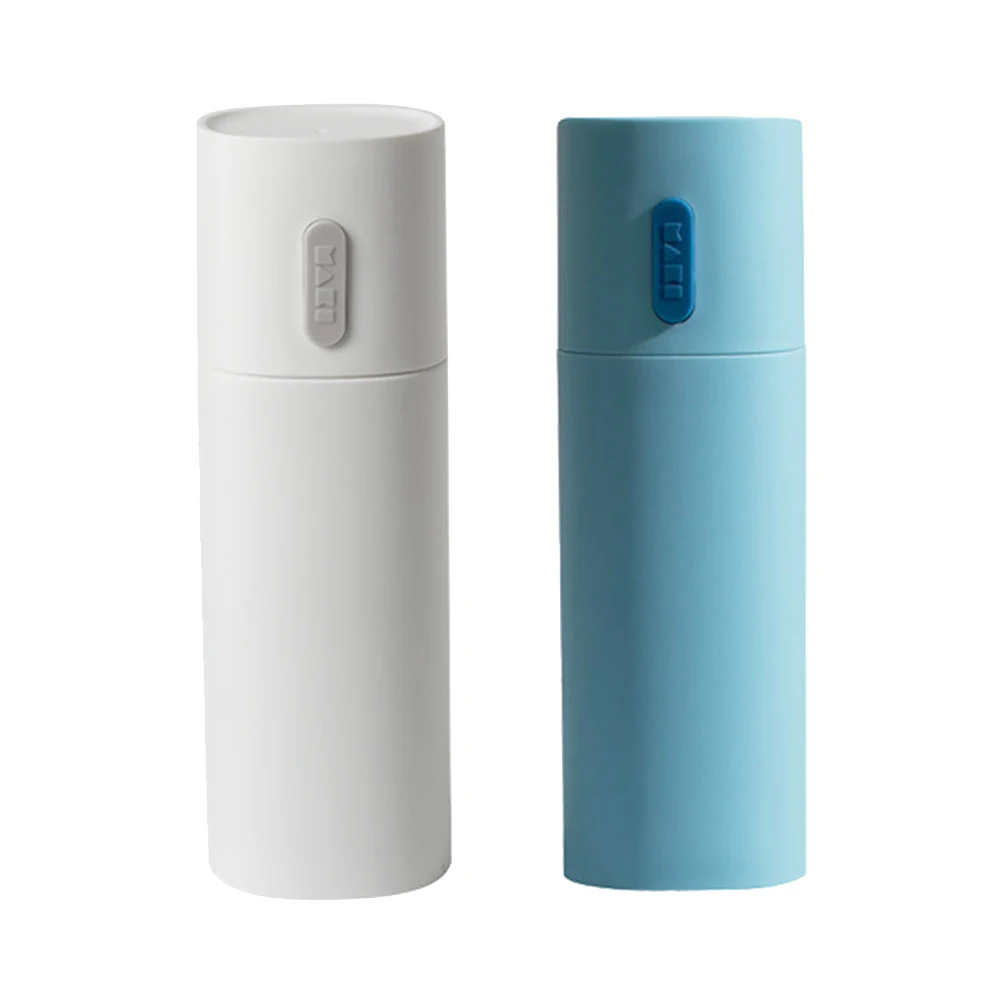 

2 Pcs White Travel Toothbrush Case Portable Storage Box Toothpaste Travel Case for Adult TPR Material Sealed Dustproof Design