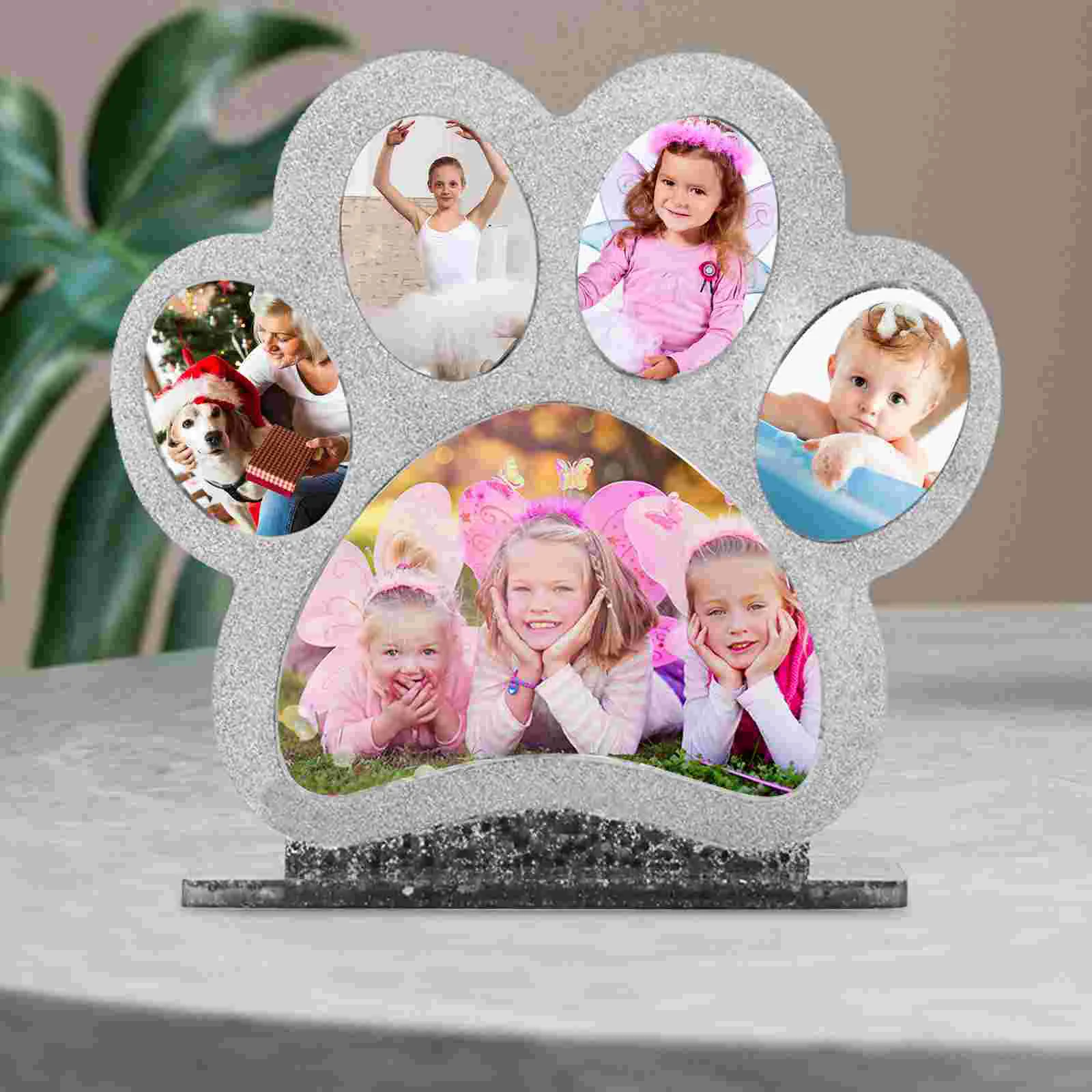 Pet Dog Paw Photo Frame Die Multi-function Mold Silica Gel Molds Epoxy Silicone