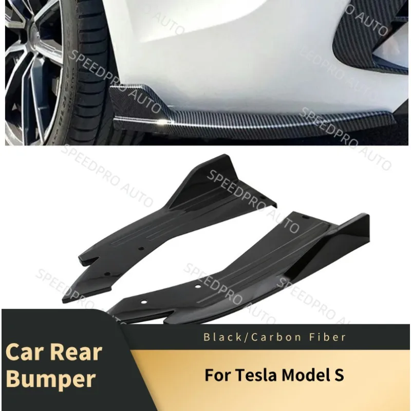 

Задний бампер, спойлер, губы для модели S, разветвитель, диффузор, защита от царапин, накладки, боковая юбка, удлинитель, комплект для тела, черный