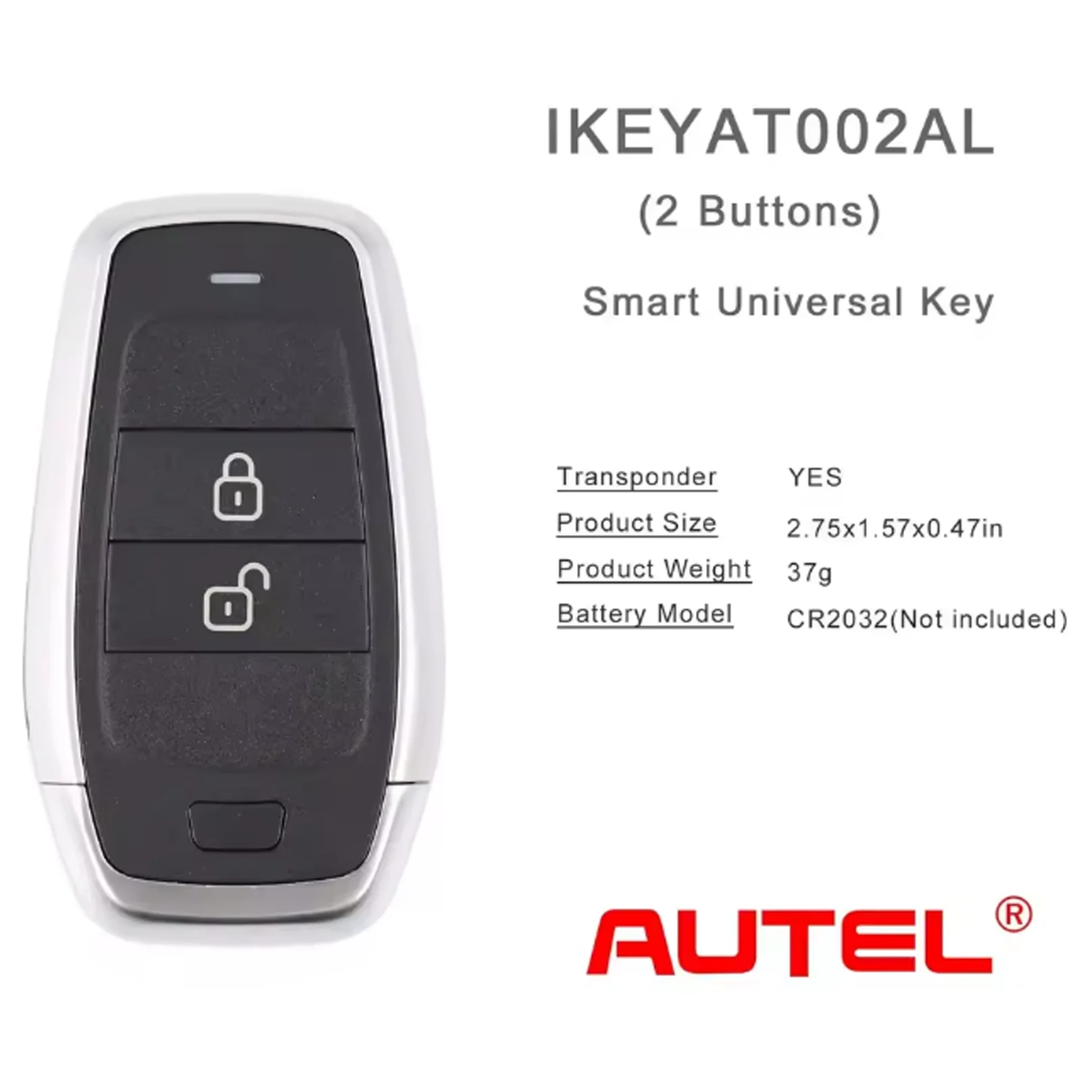 Autel Ikey AT002AL Universal Smart Remote Key for KM100 IM508 IM608