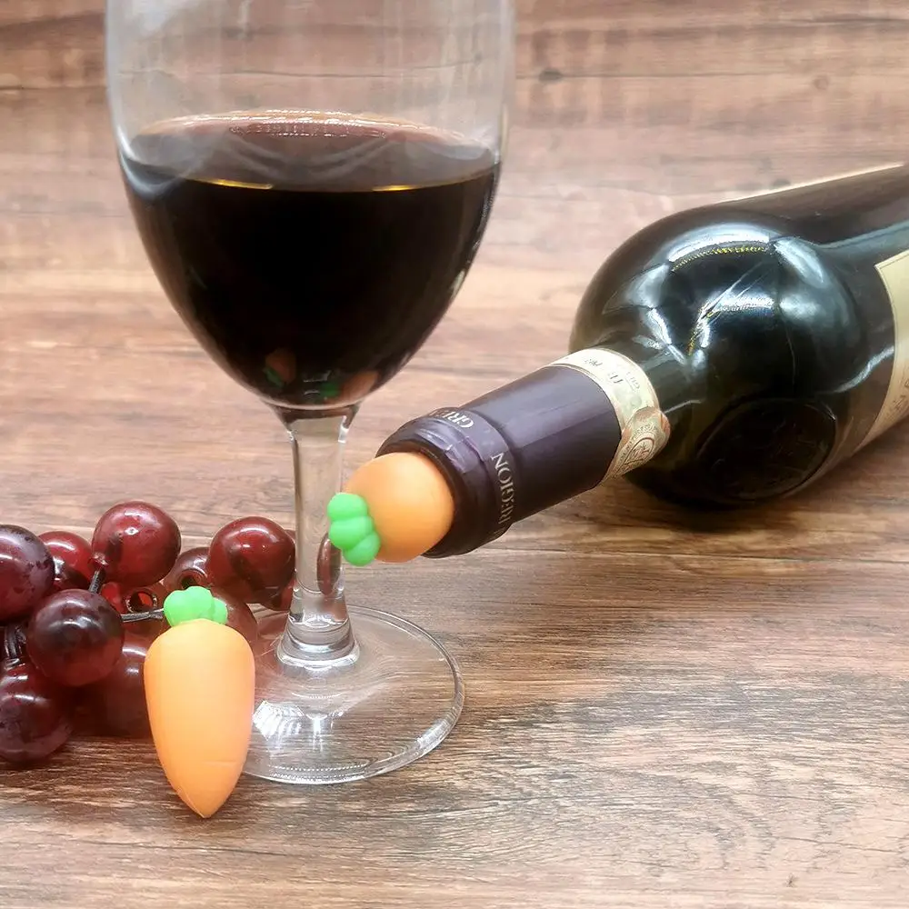 1/3/5PCS Whiskey Accessories Wine Cork Carrot Shaped Baijiu/foreign Wine/red Wine Bar Accessories Fresh-keeping