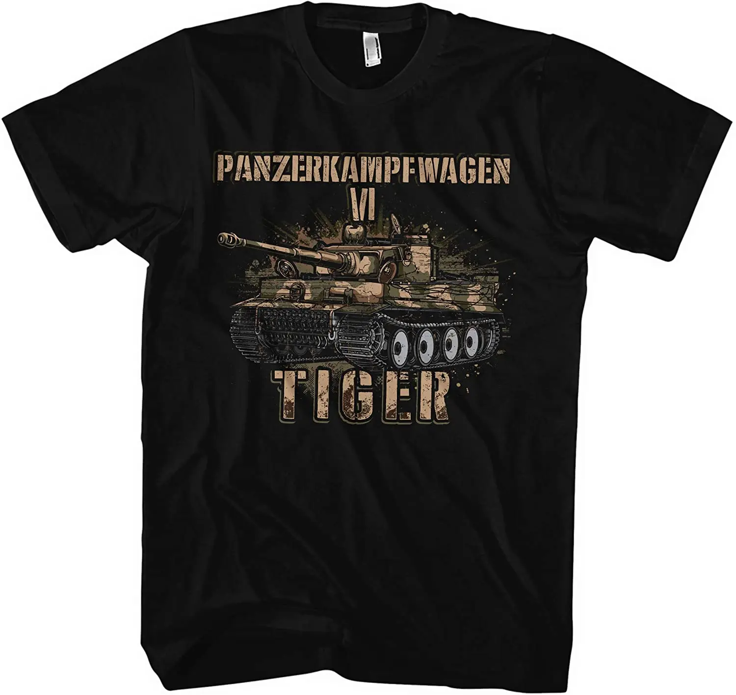 

Panzerkampfwagen VI Wehrmacht Panzer VI Tiger Tank T-Shirt. Premium Cotton Short Sleeve O-Neck Mens T Shirt New S-3XL