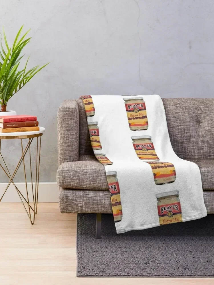 Extra Hot Horseradish! Throw Blanket Blankets Sofas Of Decoration warm winter Blankets