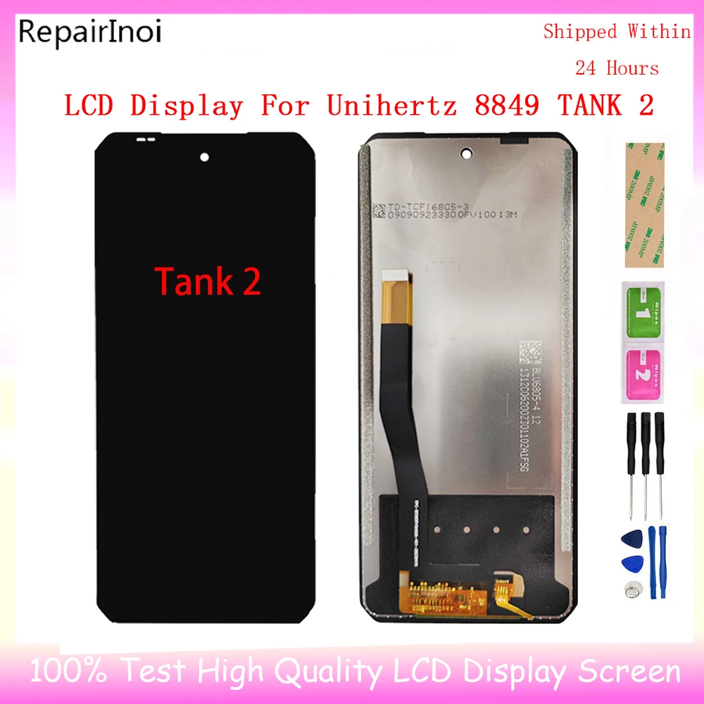 100% Tested For Unihertz 8849 Tank 1 Tank 2 Tank 3 LCD Display Touch Screen Digitizer Assembly For Unihertz Tank2 Tank3 Pro LCD