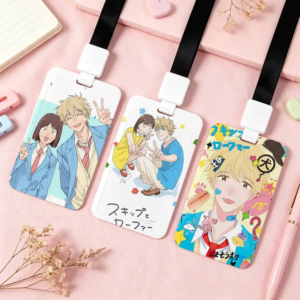 Anime Skip And-Loafer NFC Contactless Sliding Card Sleeve For Student Cards, Bus Cards, ID Cards, And Work Permits