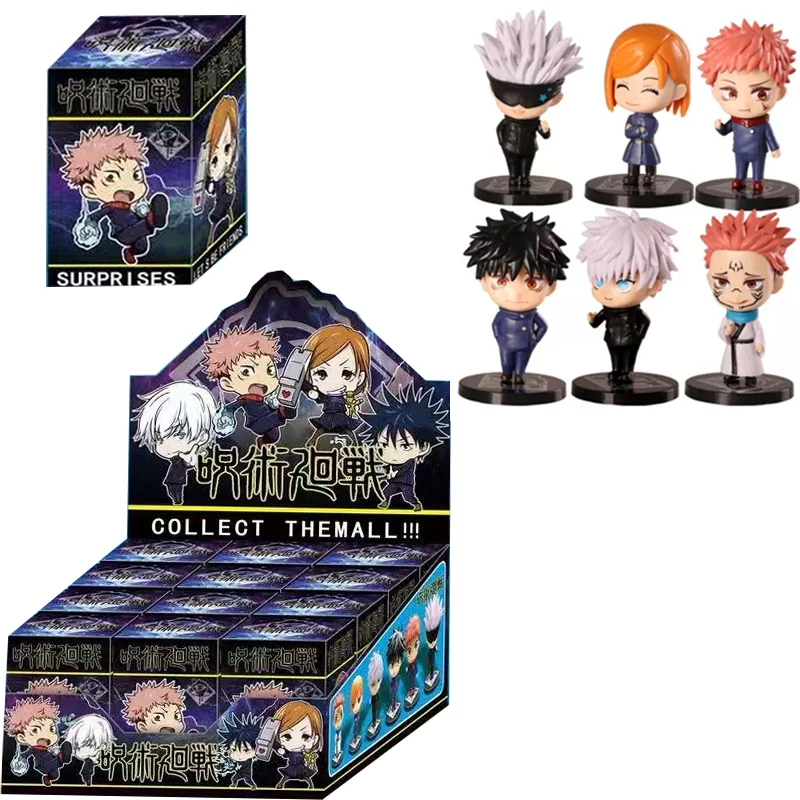 Nouvelle figurine anime Jujutsu Kaisen Gojo Satoru Yuji Itadori, figurine de collection, jouet, figurine d'action, modèle Yuji Itadori Fushiguro, boîte mystère, jouets
