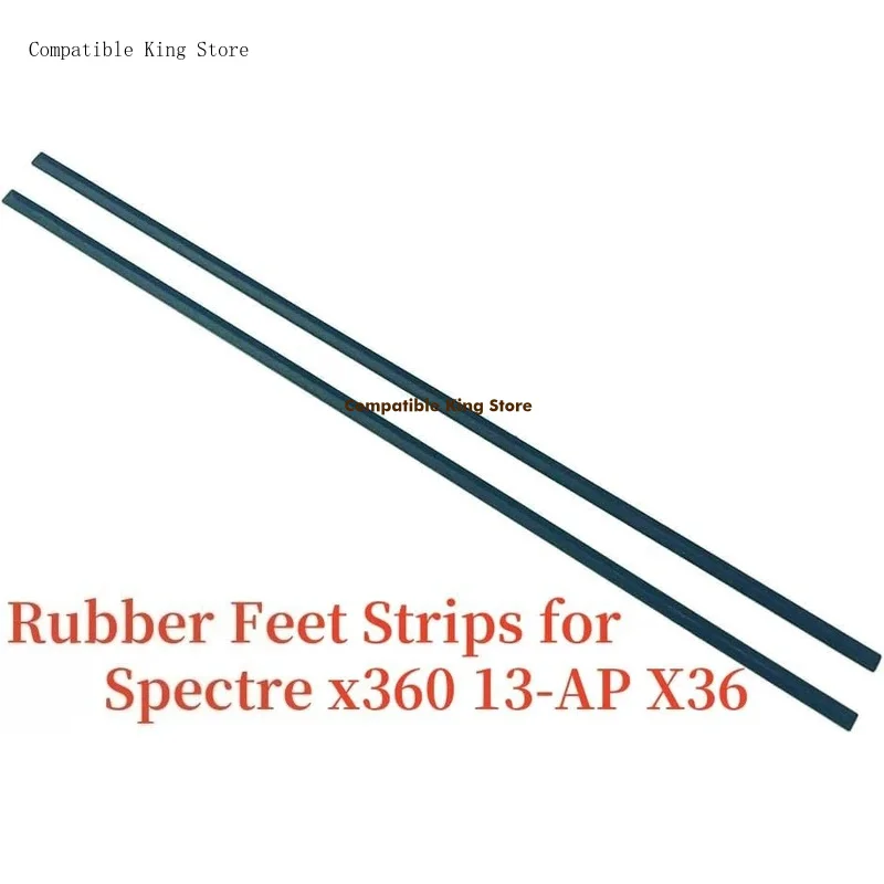 X Laptop Bottom Cover Rubber Feet Strips for HP Spectre X360 13-AP X36 Non Slip Bumper Feet Strips Dark Blue