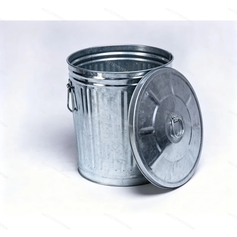75L/45/35L outdoor trash can, large, oversized outdoor property, industrial peel box with lid, sanitation trash can