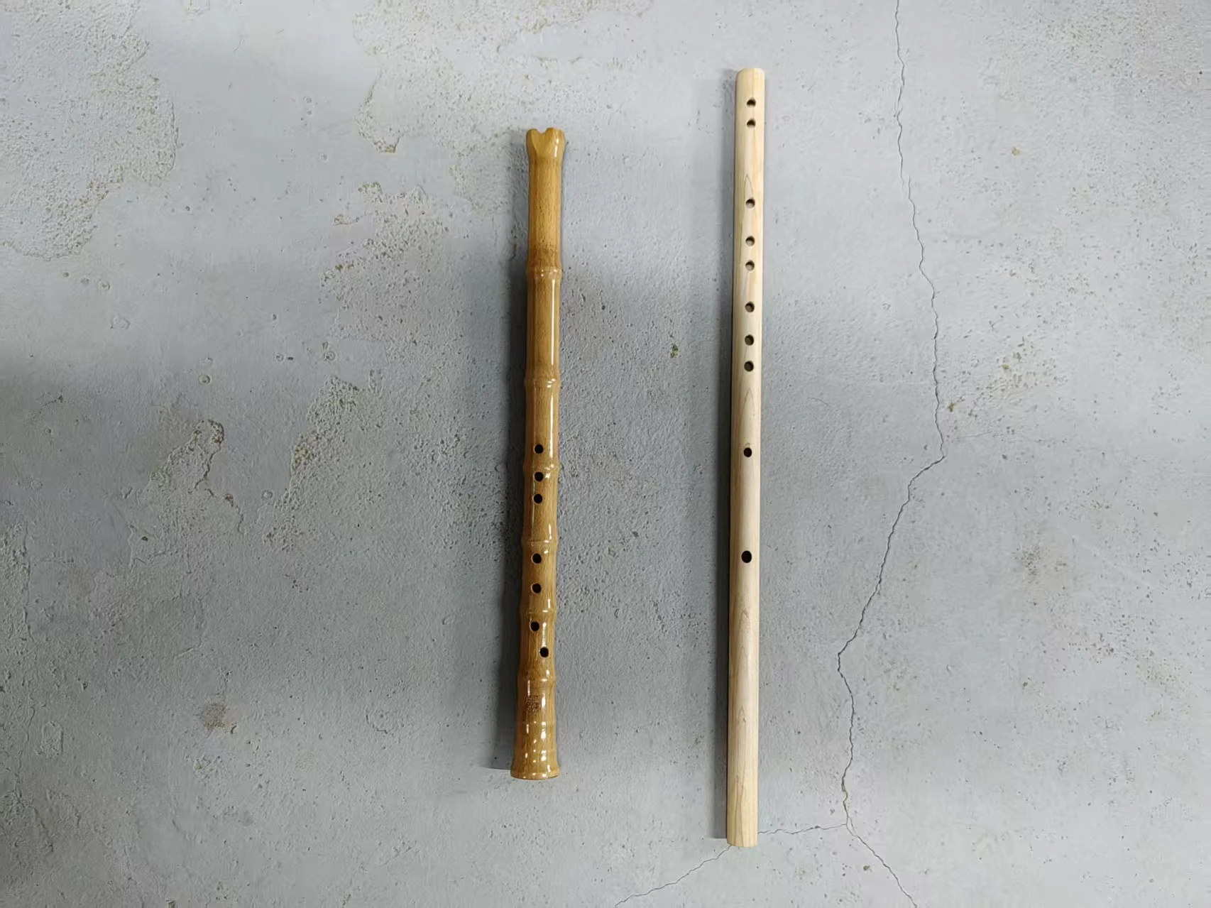 Solid Wood Flutes CNC Milling Services with Black Walnut Wood ISO9001 Certified Custom Sizes & for Machining