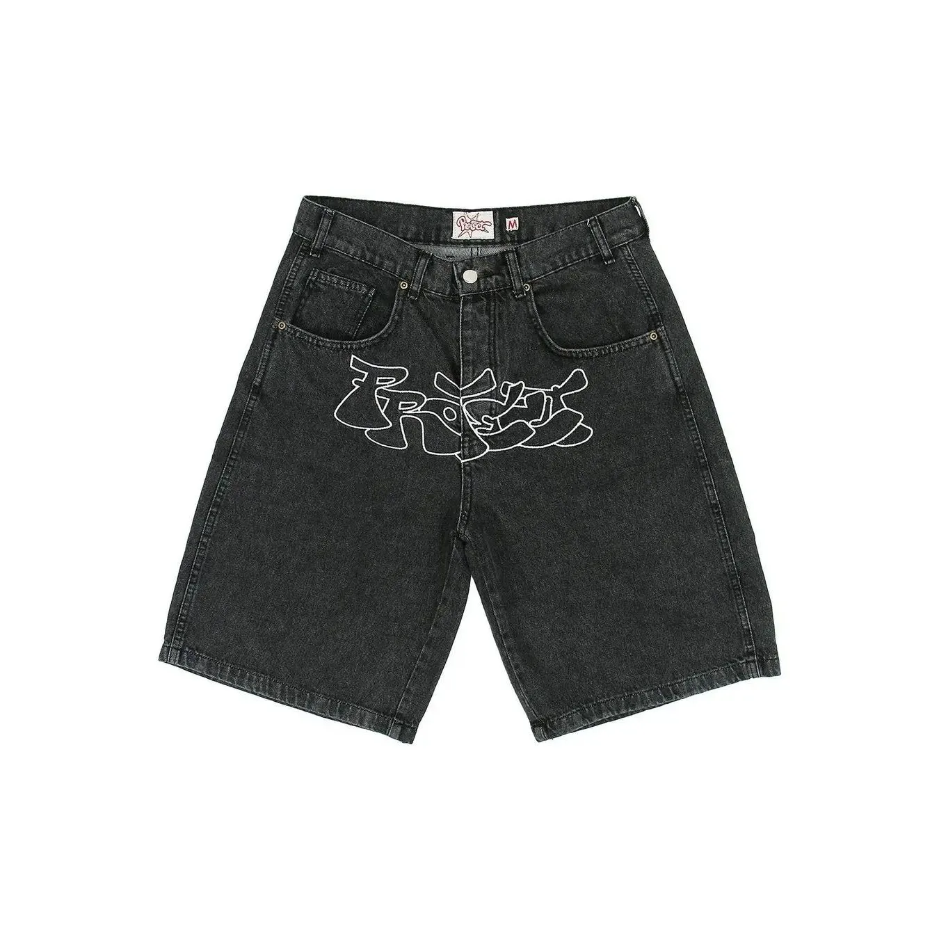 

Y2K Hip Hop Denim Shorts Unisex Summer 2023 Gymwear Classic High Waist Short Length in Various Colors And Patterns