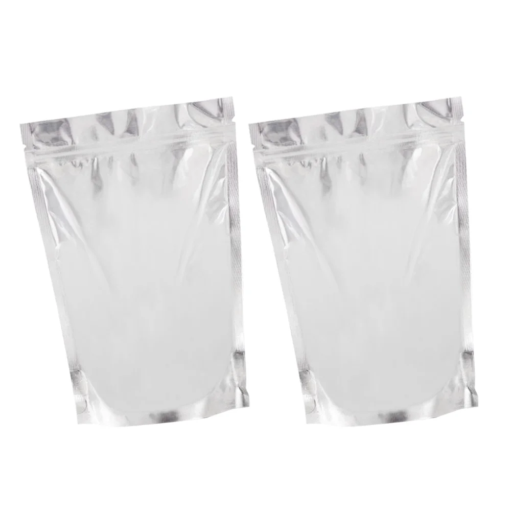 

100pcs Self-Sealing Transparent Pet Pe Storage Bags Stand-Up Pouches For Food Nuts Dried Fruits Bulk Organizing Reclosable Seal