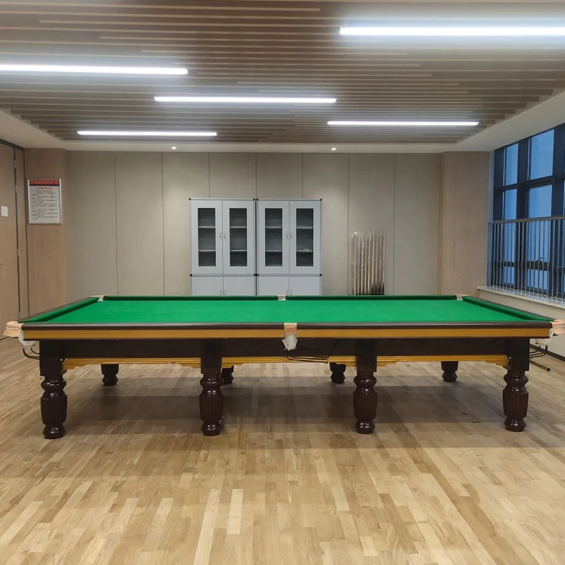 Standard Sports Entertainment Chinese Pool Table   Professional 12ft Snooker & Billiard Table on Sale Jiujiang Slate Carom Table