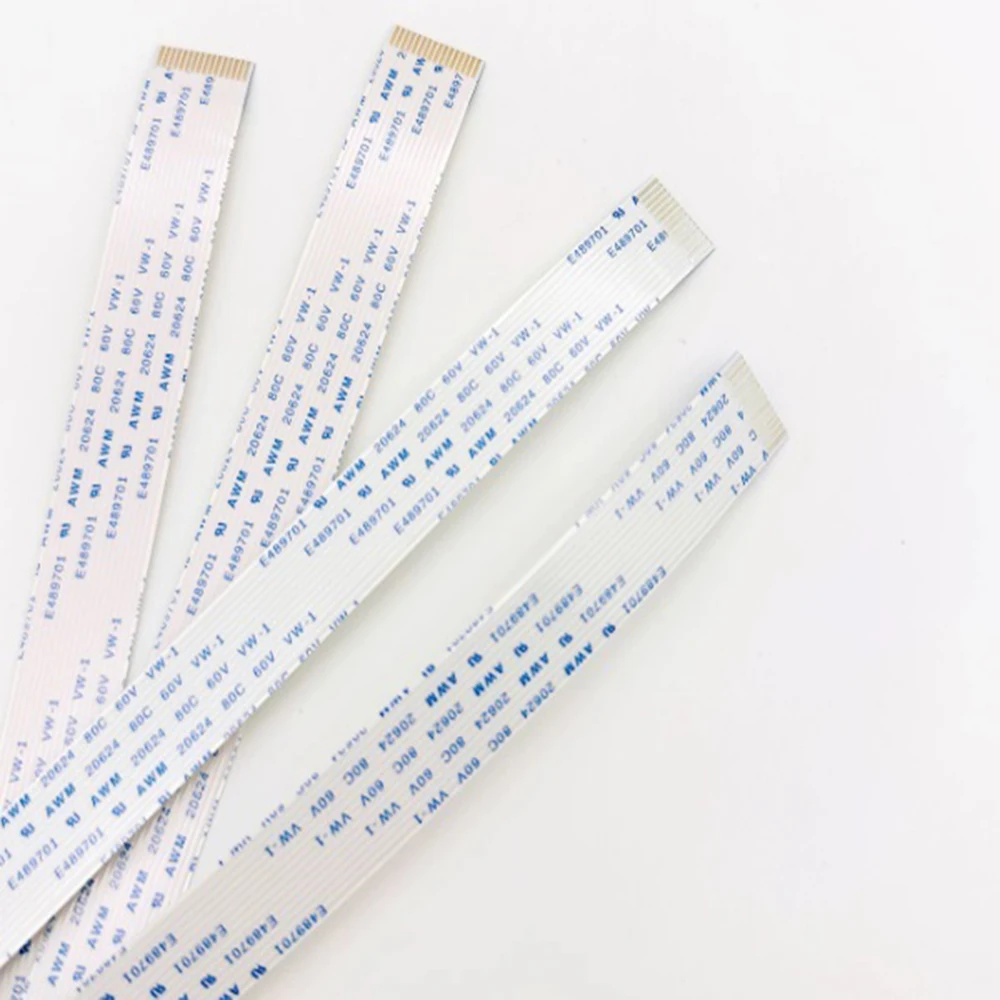 Einkshop 10pcs I3200 Printhead Cable 14pin Length 30cm 40cm 60cm Print Head Data Cable for Epson i3200 4720 Inkjet Printer FFC