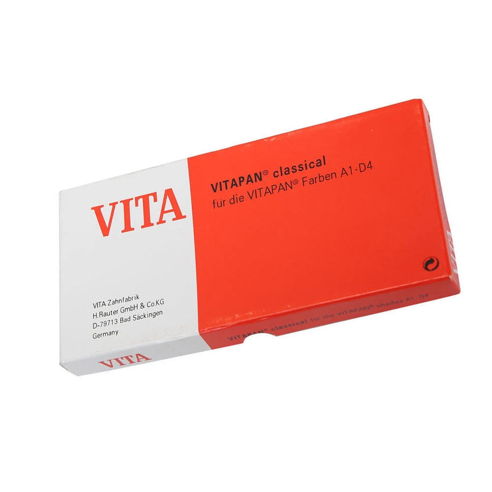고품질 치과 장비 치아 미백 포세린 VITA Pan 클래식 16색 가이드 비타 치아 모델 색상 비교판