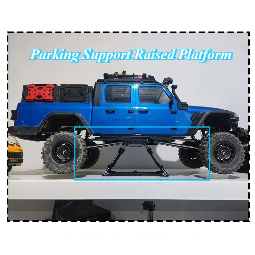 RC Crawler Upgrade Parking Support Raised Platform 1/8 Customized Stabilizing Stand For MJX H8H Modified Hobby Spare Accessories