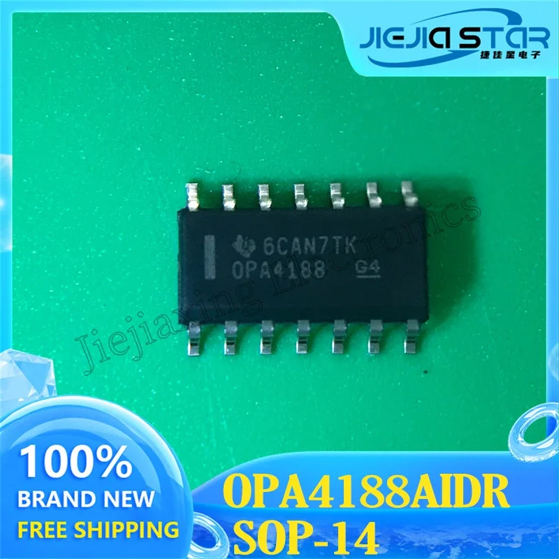 

OPA4188AIDR OPA4188AID Part Number OPA4188 Operational Amplifier SOP14 100% Brand New and Original