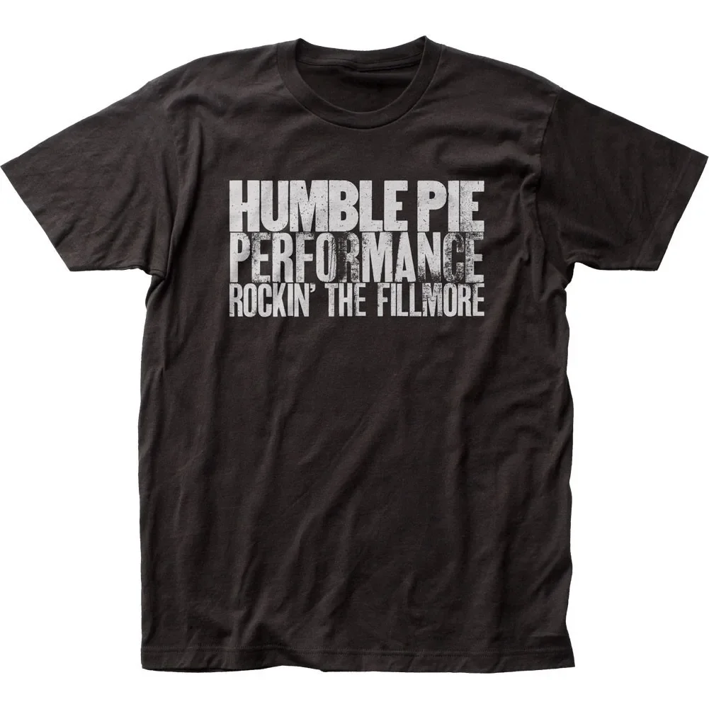 Humble Pie Rockin’ the Filmore Mens T Shirt Music Classic Rock Band Tee Black