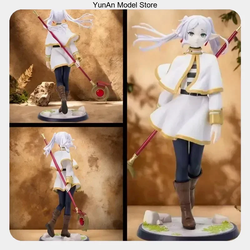 Anime-Figur Statue Modell Fansammlung Desktop-Dekoration 25cm Frieren Frieren: Beyond Journey's End Stehende Pose