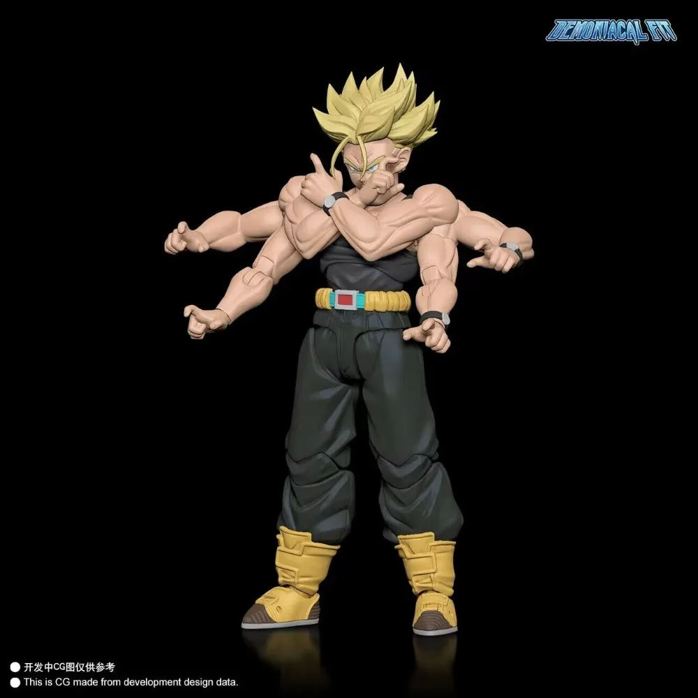 Demoniacal Fit Dragon Ball Z Super Saiyan Trunks S.H.Figuarts De Morgen Kinderen Anime Actiefiguren Collectie Model Geschenken