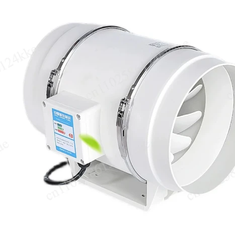 3/4/5/6/8 Inch Exhaust Fans Home Inline Pipe Duct Extractor Ventilation Kitchen Toilet Air Clean Ventilator Diagonal Flow Fan