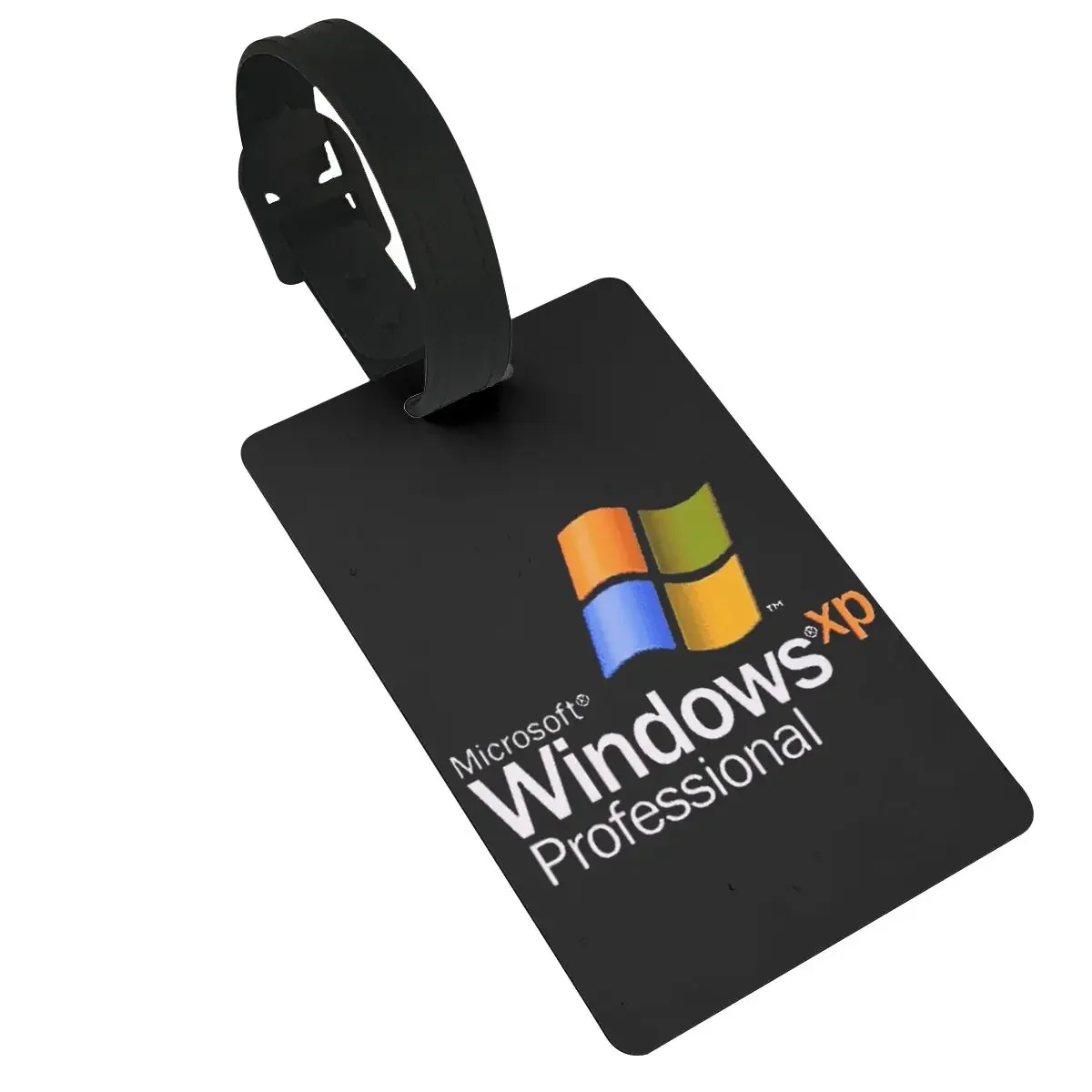 

Windows XP Luggage Tags Suitcase Accessories Travel PVC Cute Baggage Boarding Tag Portable Label Holder ID Name Address